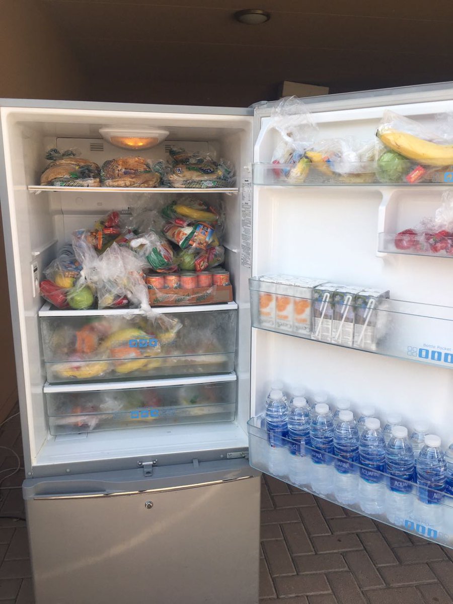 Now_Health's tweet photo. MEET THE TEAM! This week behind the scenes at Now Health International, our Dubai office have been supporting the Ramadan #sharingfridges charity campaign. Staff helped stock fridges with essential food supplies for those less fortunate in the local community. Great work team! https://t.co/zQ4qqLGrym