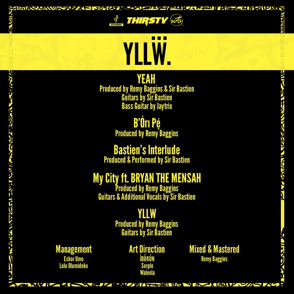 veartcoups's tweet photo. Playlist Update!! Eri Ife and Remy Baggins Merge Different Styles To Bring You “YLLW” EP https://t.co/al2mD2yt8Y
@eriifemusic @RemyBaggins #YLLW https://t.co/g2IMyciitS