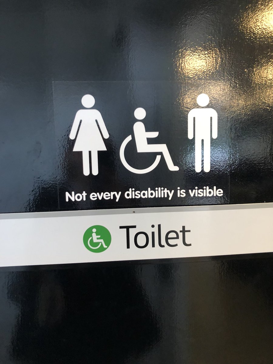 Been travelling from Bletchley for months but only just noticed this... Thank you @LNRailway #NotEveryDisabilityIsVisible