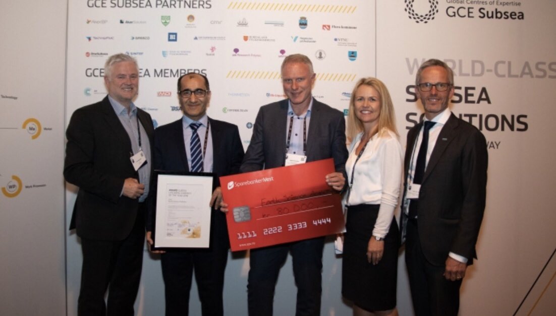 EARTH SCIENCE ANALYTICS AWARDED SUBSEA UPCOMING COMPANY OF THE YEAR
Big thanks to GCE Subsea, Sparebanken Vest and the Underwater Technology Foundation.
gcesubsea.no/article/17227/…