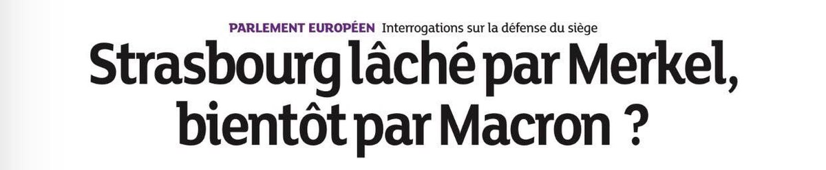 EricElkouby's tweet image. #Strasbourg, par les #Traités, est #Capitale de l’Union européenne, n’en déplaise à Mme Merkel. La menace est grave et alarmante. une #mobilisation des élus locaux est indispensable pour défendre la place de #Strasbourg en #Europe. #oneseat #siège @dnatweets #EU #UE #parlement