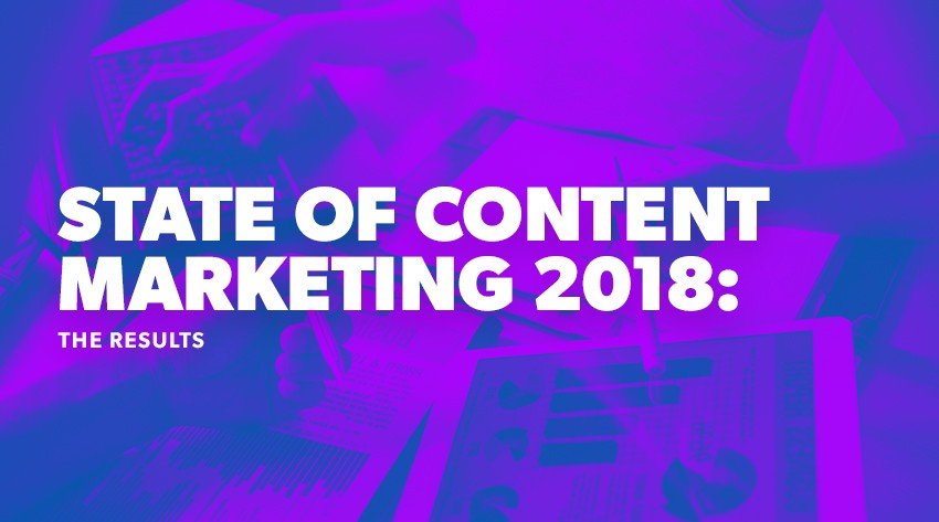State of content marketing survey released by Zazzle Media buff.ly/2MbzbGD