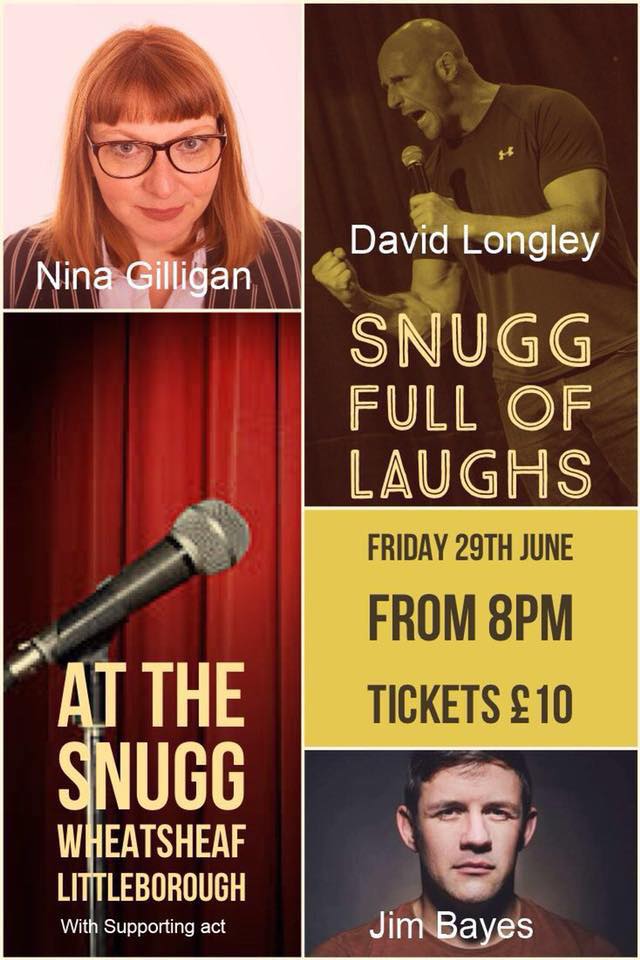 Comedy Night 29th June Wheatsheaf #Littleborough £10 a ticket for 4 top notch acts. Contact <a href="/LaticRick/">LaticRick</a> for tickets 
facebook.com/events/1343335…