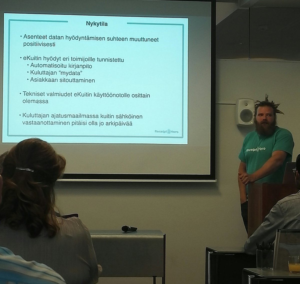 JarkkoRaitio's tweet image. #ekuitti'n käytön hyödyistä @SaqFin #rteco. Tämän viimeisen puuttuvan palasen voisi siis lopulta ottaa käyttöön yritysten taloushallinnon digitalisoinnissa. #digi