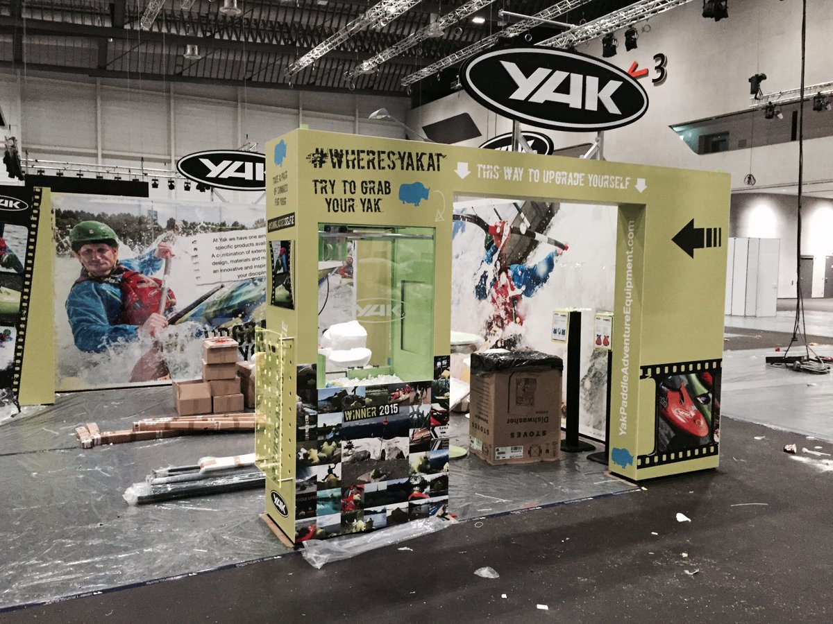Sign_IT_UK's tweet photo. #ThrowbackThursday to this exhibition stand we created for @yakgearuk #wheresyakat | #exhibitions | #kayak | #eventstands | https://t.co/Kik9vjzOWI