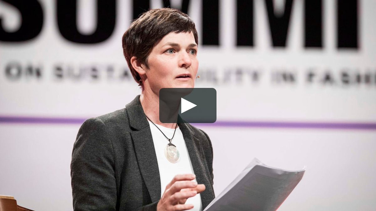 circulareconomy's tweet photo. "In today's time of innovation and creativity, why would we ever design anything that could be waste, that would turn into waste? We can build a better system, one that is regenerative." | @ellenmacarthur launches @CircularFibres  at @CphFashSummit https://t.co/zDBmGoNB8l https://t.co/RDrwRjarqB