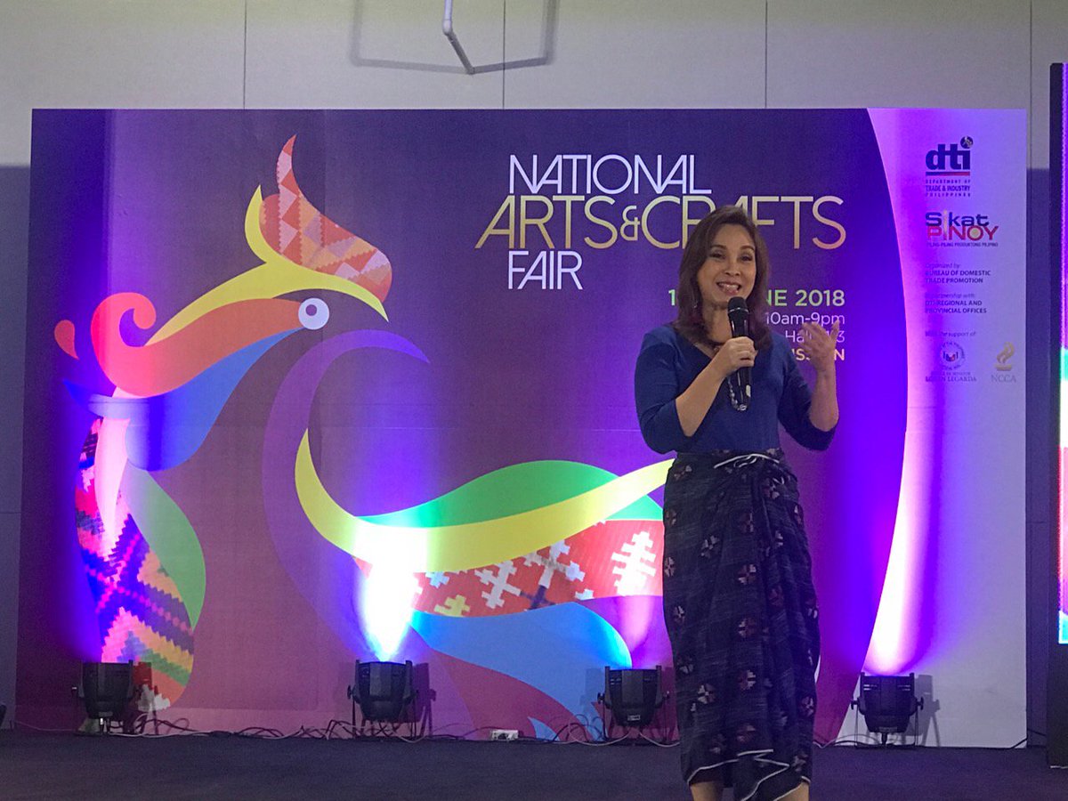 loren_legarda's tweet photo. #NationalArtsandCraftsFair I wish in the succeeding editions of the National Arts and Crafts Fair, we can showcase the products of our State Universities and Colleges, and each SUC can have a booth. @smmegamall #MegatradeHall https://t.co/jzfEYEBAmS