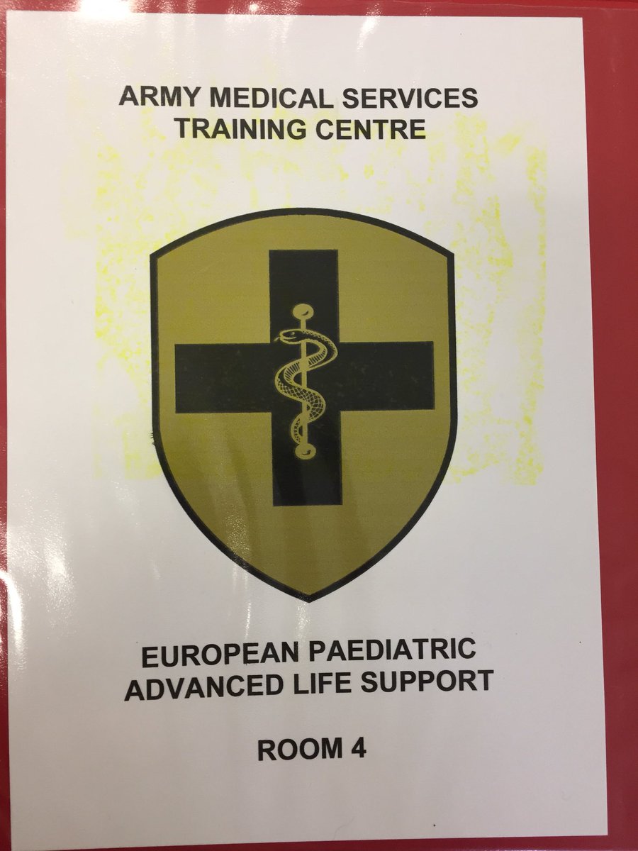 docfawcett's tweet image. Today and tomorrow I am teaching #EPALS (European Paediatric Advanced Life Support) with @Defence_Medical @BritishArmy up in Strensall to various military medical staff (Drs, nurses &amp;amp; CMTs) from around the country