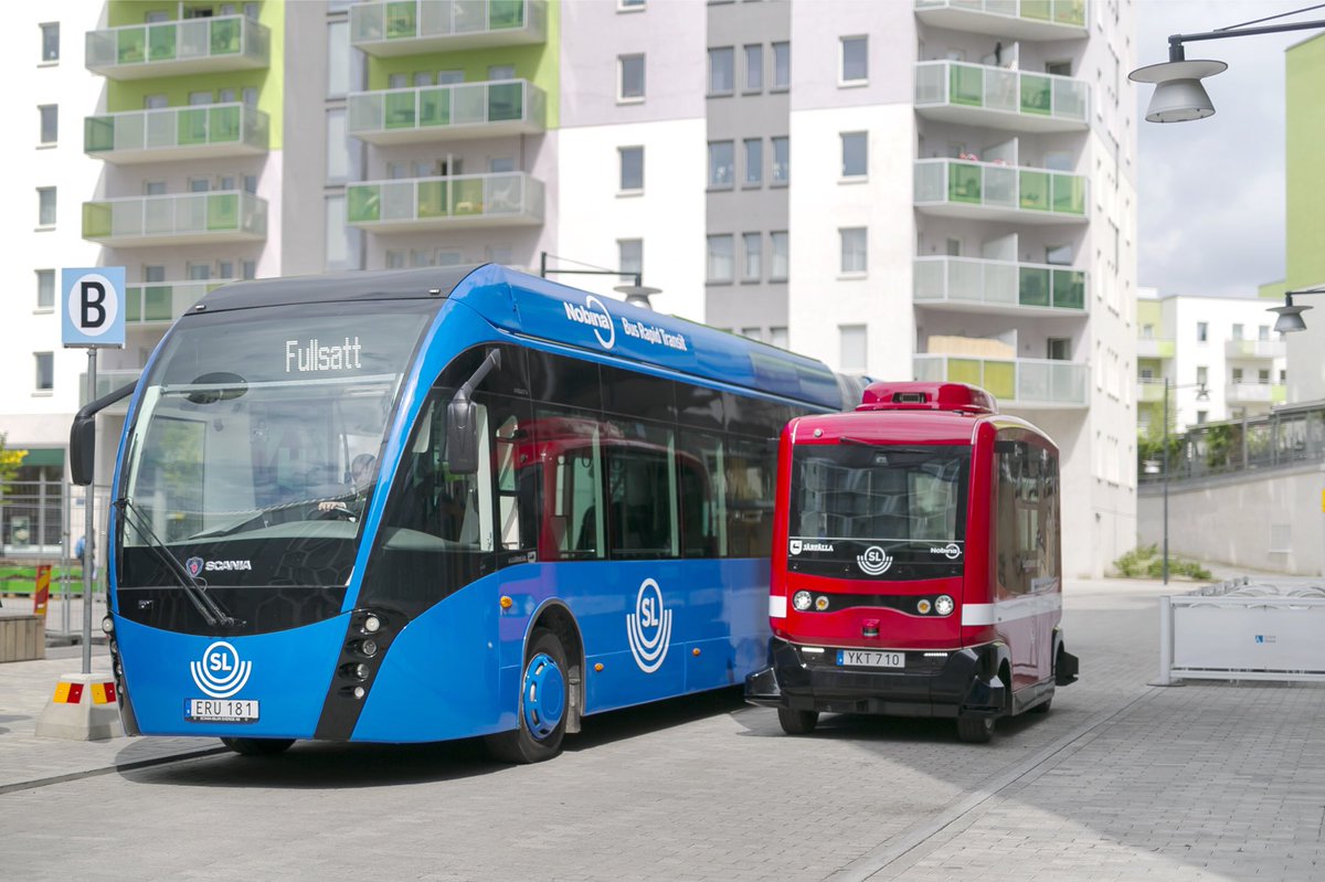 We will take the next step in the autumn of this year, when we will start driving 3 autonomous buses in Barkarby. Fully integrated in the public transport network. In 2019 our intention is to expand with additional 3 buses.