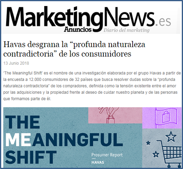 marialasampe's tweet photo. Consumir... ¿placer o culpa? Nuevo estudio global (12.000 consumidores en 32 países) de @HavasGroup sobre el nuevo consumidor. @Havas @prosumer_report @cpublicitaria #prosumer #newconsumer via @Mknews_es https://t.co/zu5prafdx1 https://t.co/0DZhR3e3hL