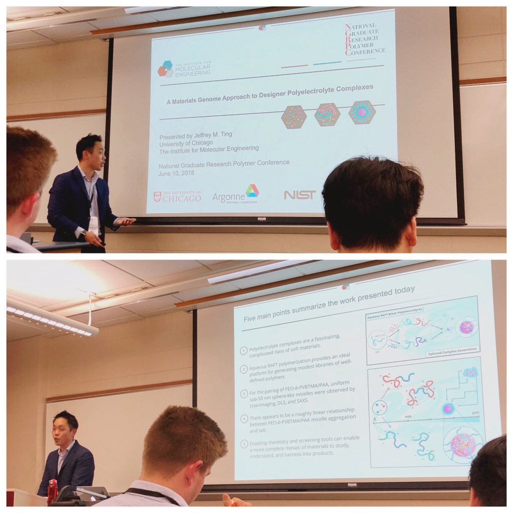 J_Ting1's tweet image. Congratulations to @ngrpc18 #ngrpc18 on a successful conference!

Every year, I am impressed by the quality of polymer science students (esp. from rising labs, since I’m now old enough to meet students from various friends’ groups 👴😂).

The future is very bright!
