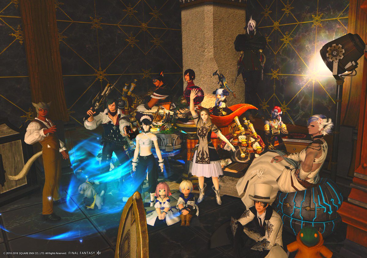 Feel_Mont's tweet photo. 集まってたみなさんと!#FF14_RISE https://t.co/6YcGvYXfwZ