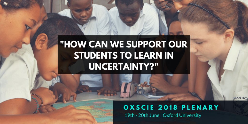 "How do we support our students to learn in uncertainty?" 5 days to #OXSCIE, where we will learn from <a href="/mihotaguma/">Miho Taguma</a> on the knowledge, skills, values and attitudes needed to thrive in #uncertainty. Joining as well are <a href="/DFID_UK/">DFID</a> <a href="/CanadaDev/">Development Canada</a> Read more here <a href="/OECD/">OECD ➡️ Better Policies for Better Lives</a>: oecd.org/education/2030/