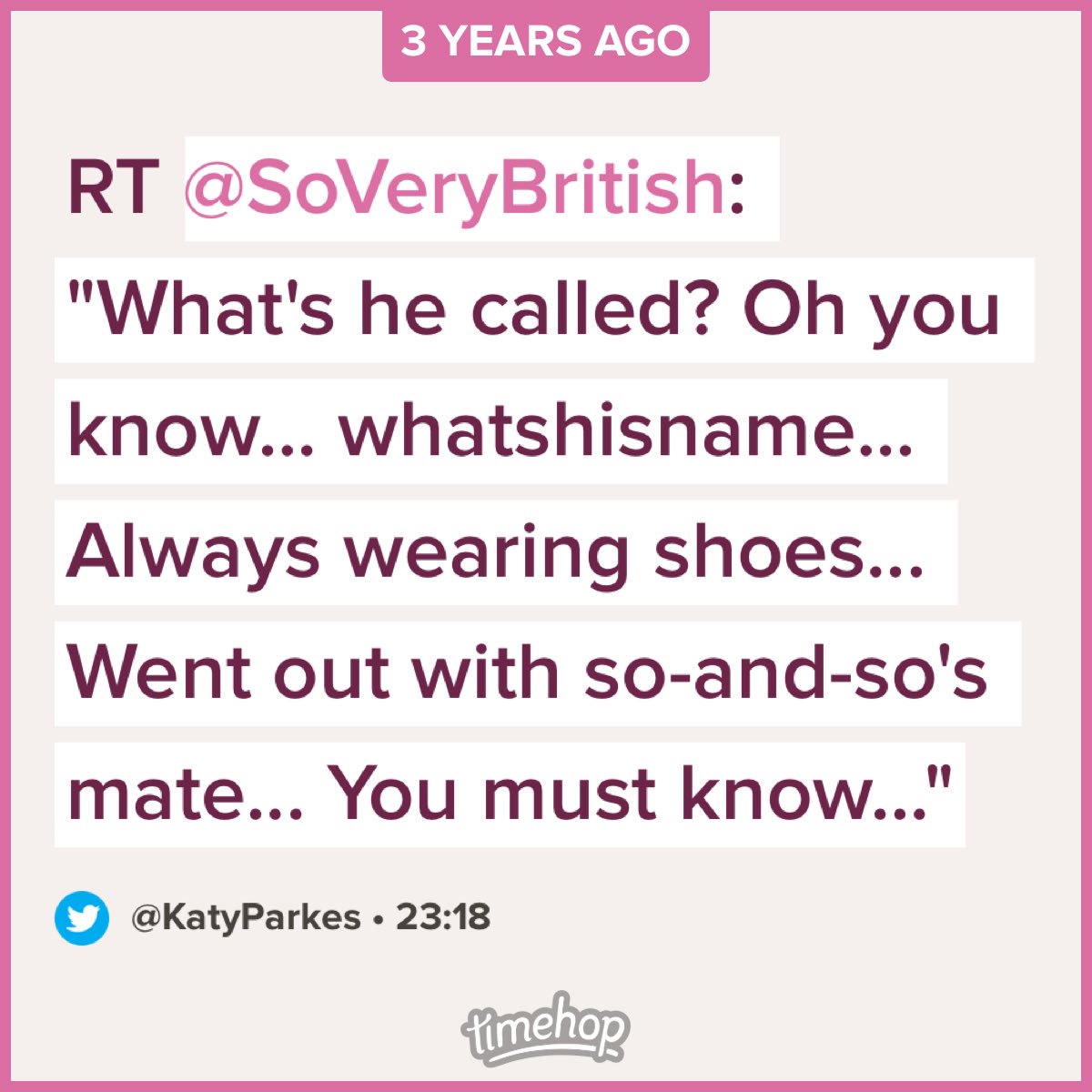 KatyParkes's tweet image. Haha 🤣 #memoryfail