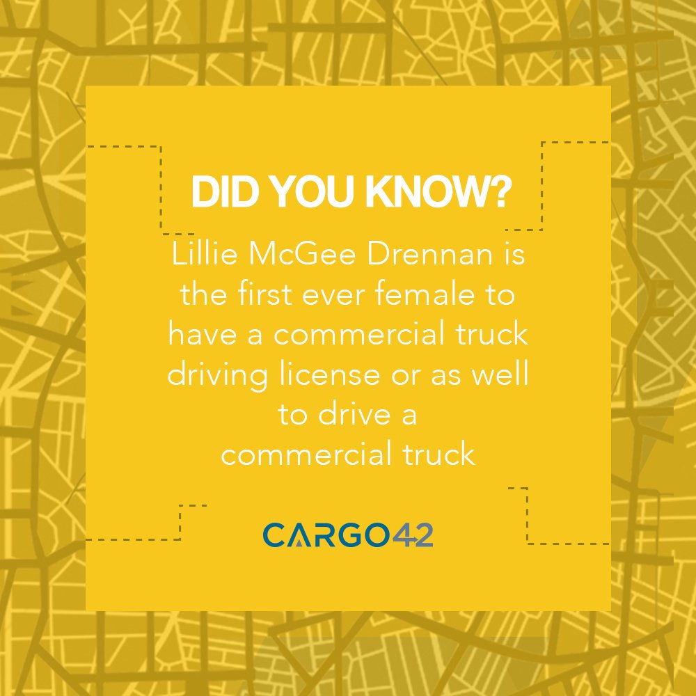 She got the license in 1929.Interestingly, Lillie McGee Drennan used to carry a gun with her all the time. Amazing right?