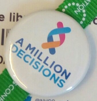 CILIP_Reporter's tweet photo. And look - I got a badge!! Best swag at #confed18 by a country mile. #IGotABadge #AMillionDecisions https://t.co/p860hR9L4x