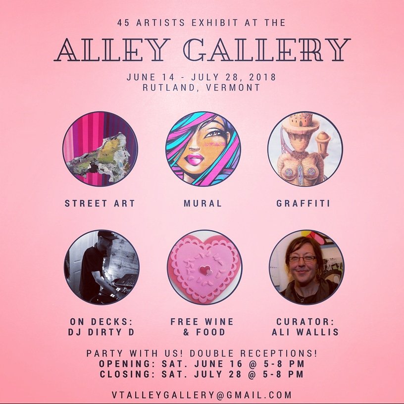 Our #MyFirstStreetHeART show opens today at <a href="/vtalleygallery/">The Alley Gallery</a> curated by @alleycat_007