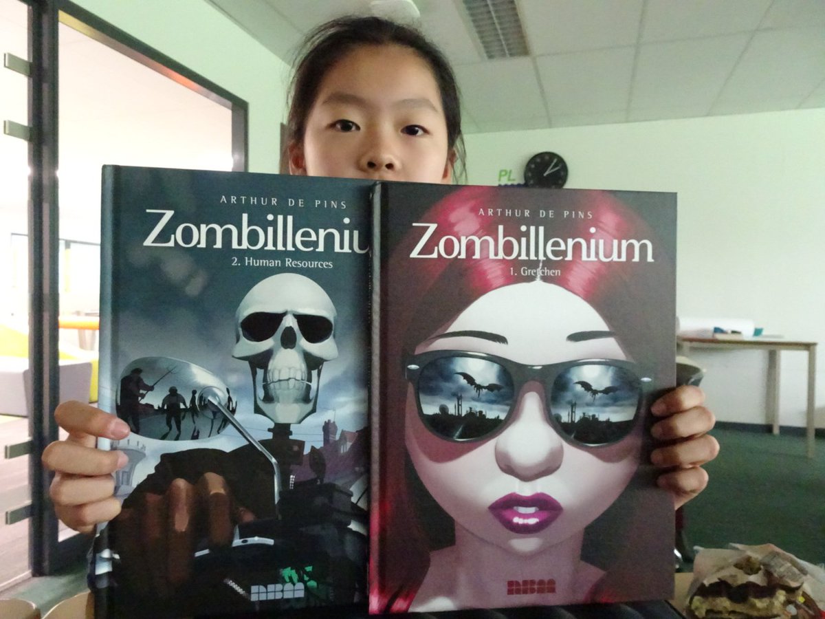 ISB_Arttease's tweet photo. Summer Reading Recommendation 1: Zombillenium by Arthur de Pins! Super story & Illustrations for Fantasy and Horror genre lovers! #mslearns #mspl #comicsbookclub @ISB_MS @PascaleKeyeux @EnzoFerrante4 https://t.co/y1m1lt1A6p