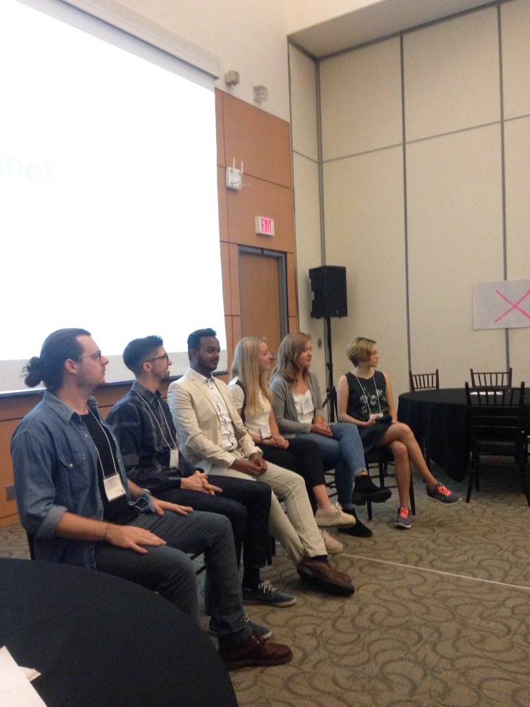 kellymatthewsUQ's tweet photo. Focus on student stories of partnership at #ISaPI18 with audience generated questions to share lived experiences https://t.co/2bHi7snryt