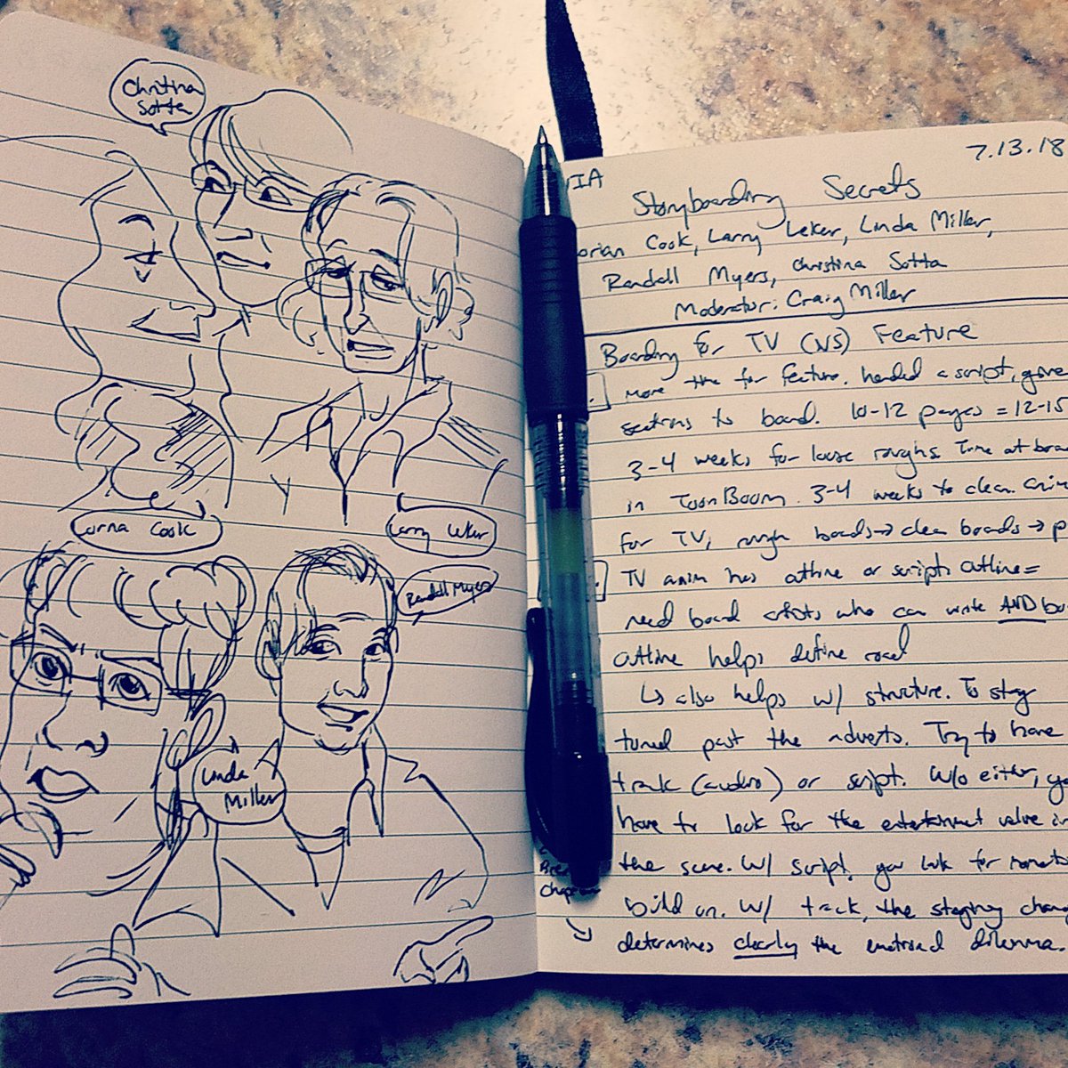storykeys's tweet photo. Listening to an awesome member's video from @wia_animation called "Storyboarding Secrets!" So much awesome information in 2 hours of time 😍😍😍
.
.
#doodles #storyartist #storyboarding #craigmiller #lornacook #larryleker #lindamiller #randallmyers #christinasotta #wia #sketch https://t.co/oFsOheyIKg