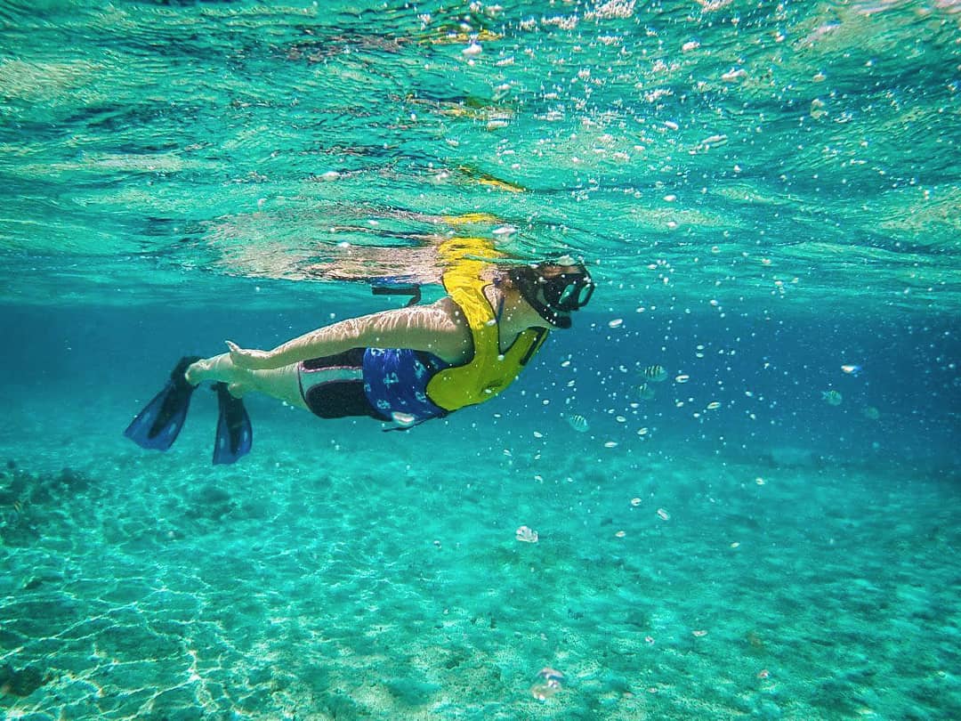 I found a new love...for snorkeling!! We had an amazing day @islandsbeachclub - riding wave runners to a secluded cove, paddle boarding and snorkeling amongst an array of tropical fish!  This place is AWESOME!!🤩 #islandsbeachclub
<a href="/turismocozumel/">Turismo Cozumel</a> #islacozumel 
#cozumel #mexico