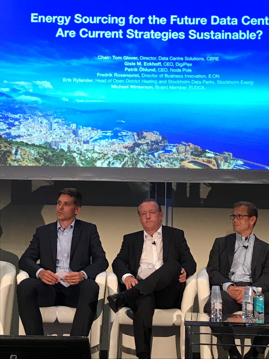 Stockholm Data Parks @datacloudEurope in panel discussion about Energy Sourcing for the Future Data Center. Visit us in Stand 58 - Data Centers by Sweden #datacentre #heatreuse