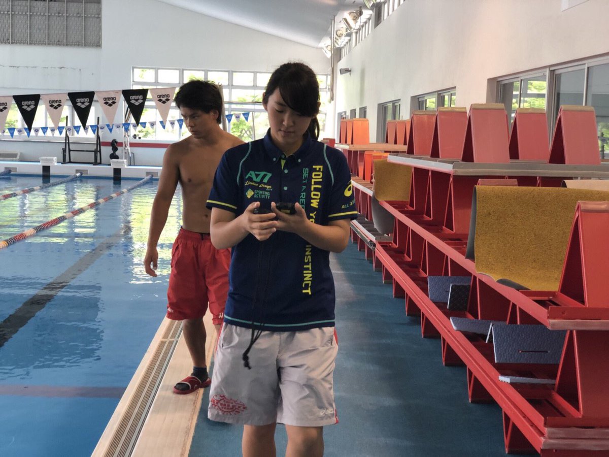 中京大学水泳部 Sur Twitter 山田海彩乃 マネージャー 愛知県 西陵高校 全力を尽くします