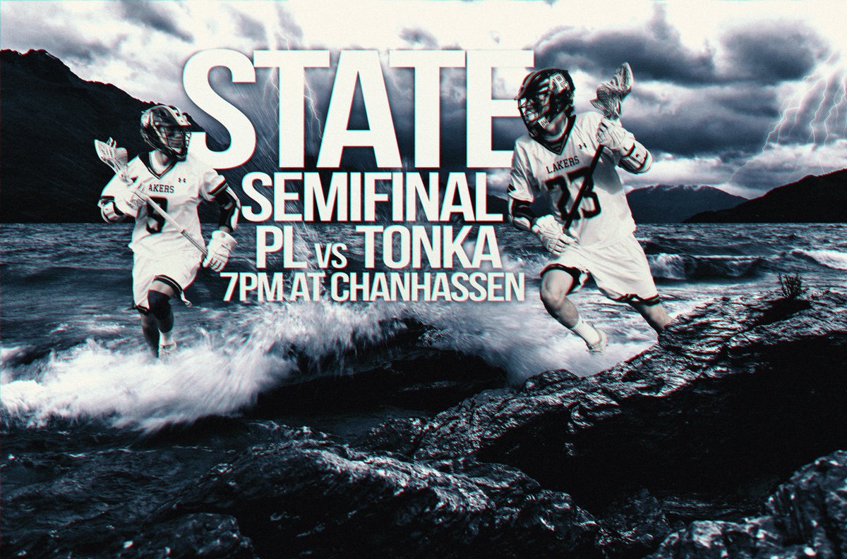 LakersLax's tweet photo. Laker Fans it's State Semi-Finals GAMEDAY!!  Fill the stands and be loud as the Lakers take on Tonka at 7pm @ Chanhassen High School tonight!  @thelakepl @PLYouthLax https://t.co/wTm2oZEOhq