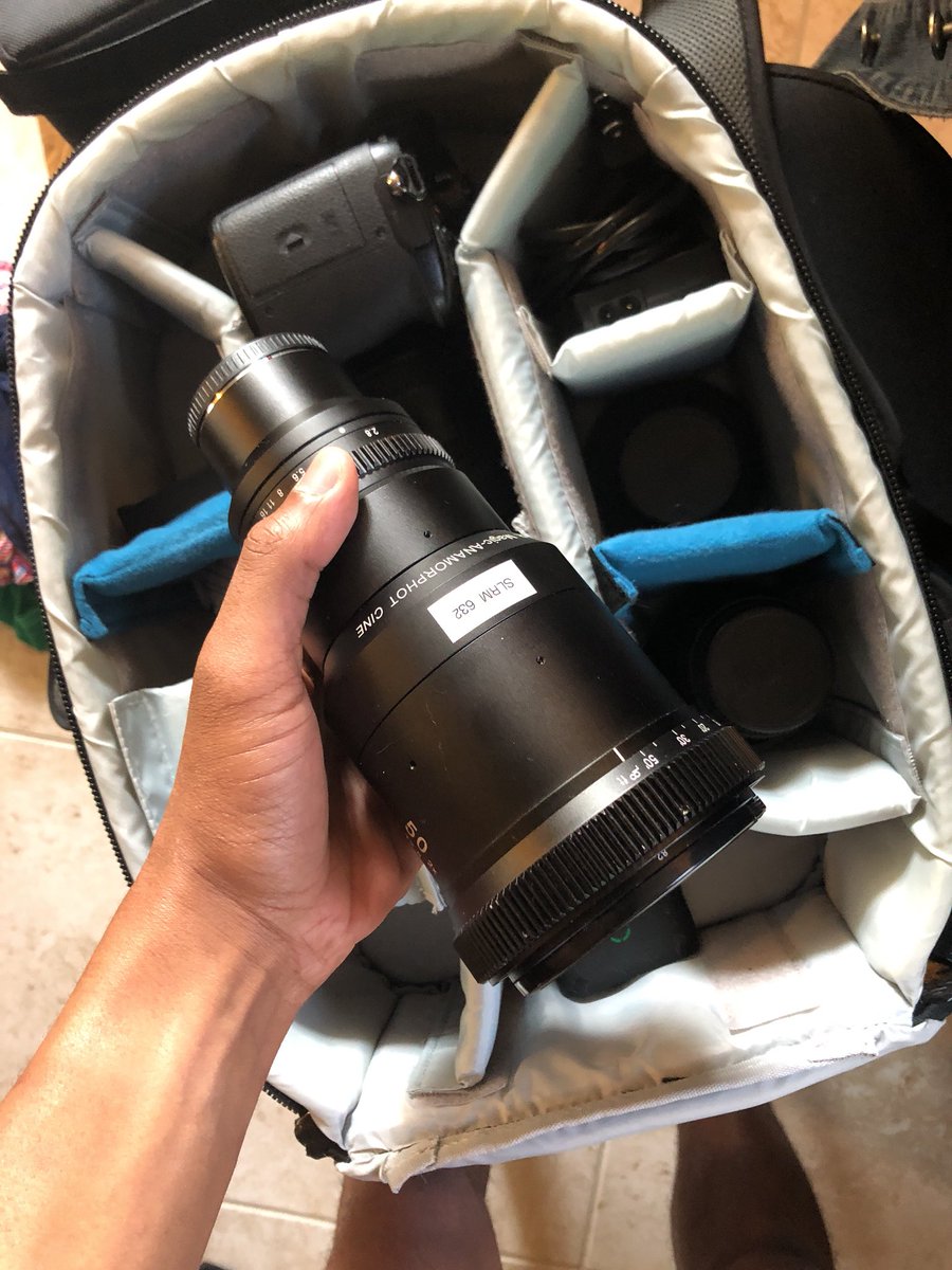 callmerigdaddy's tweet image. Traveling to NYC today. Here's what I'm taking with me. #gh5 @slrmagic @anamorphot