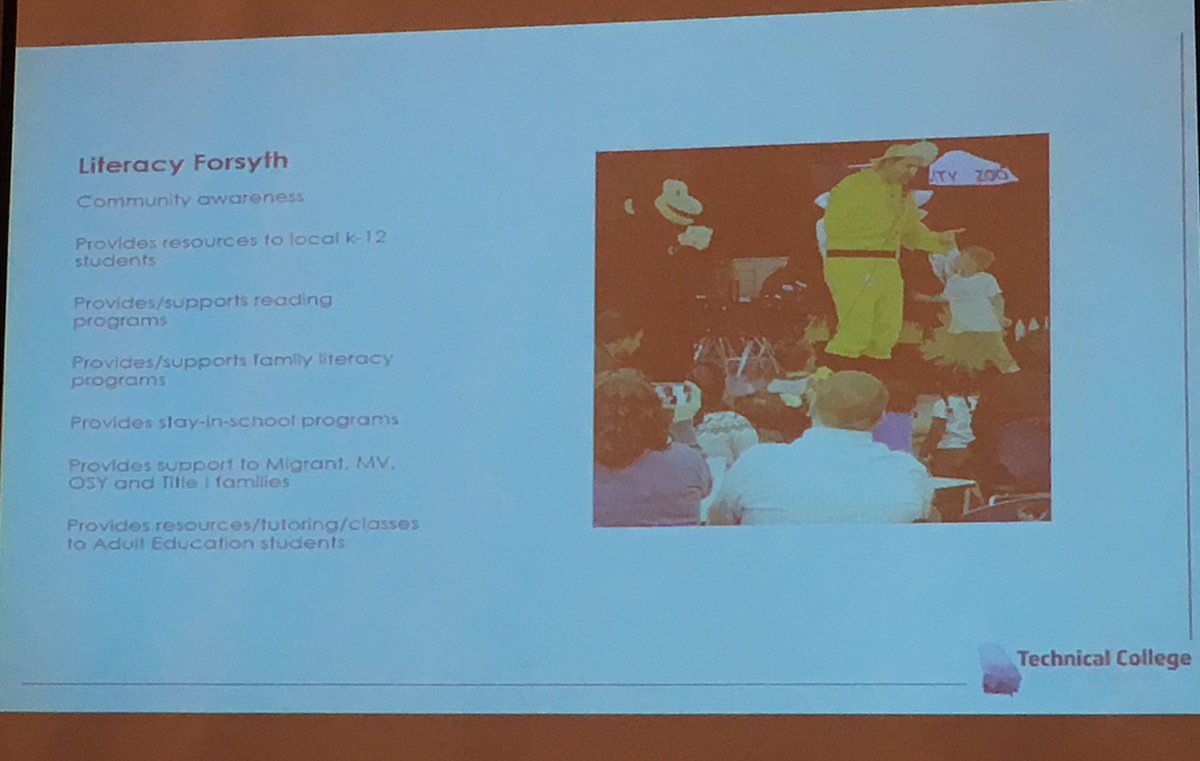 Sharing the collaborative work of Forsyth County Schools and Literacy Forsyth at the GA DOE Federal Programs Conference!  <a href="/JoeCappadonia/">Joe Cappadonia</a> @LiteracyForsyth <a href="/FCSchoolsGA/">Forsyth County Schools</a> <a href="/GaDOEPartners/">GaDOE Partnerships</a>