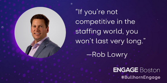 Bridget_Else's tweet photo. @bullhorn "#Staffing words of wisdom from Rob Lowry of @ApexSystems at the C-Levels and the #CRM breakout session. #BullhornEngage… https://t.co/z4AxXICm2L" https://t.co/Q6WpfKa6dY https://t.co/bQVib7ULX6