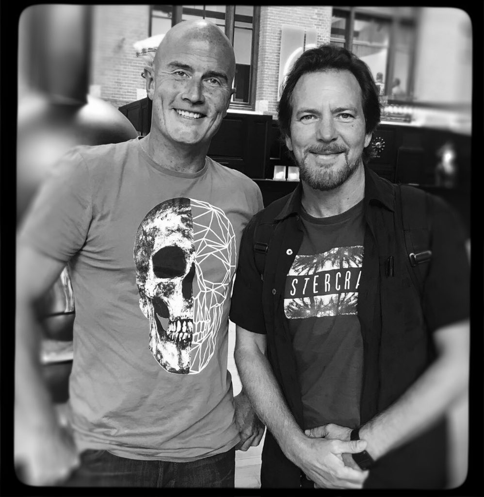 Thanks Eddie Vedder!!! You and the rest of the band Made my life complete! #PearlJam