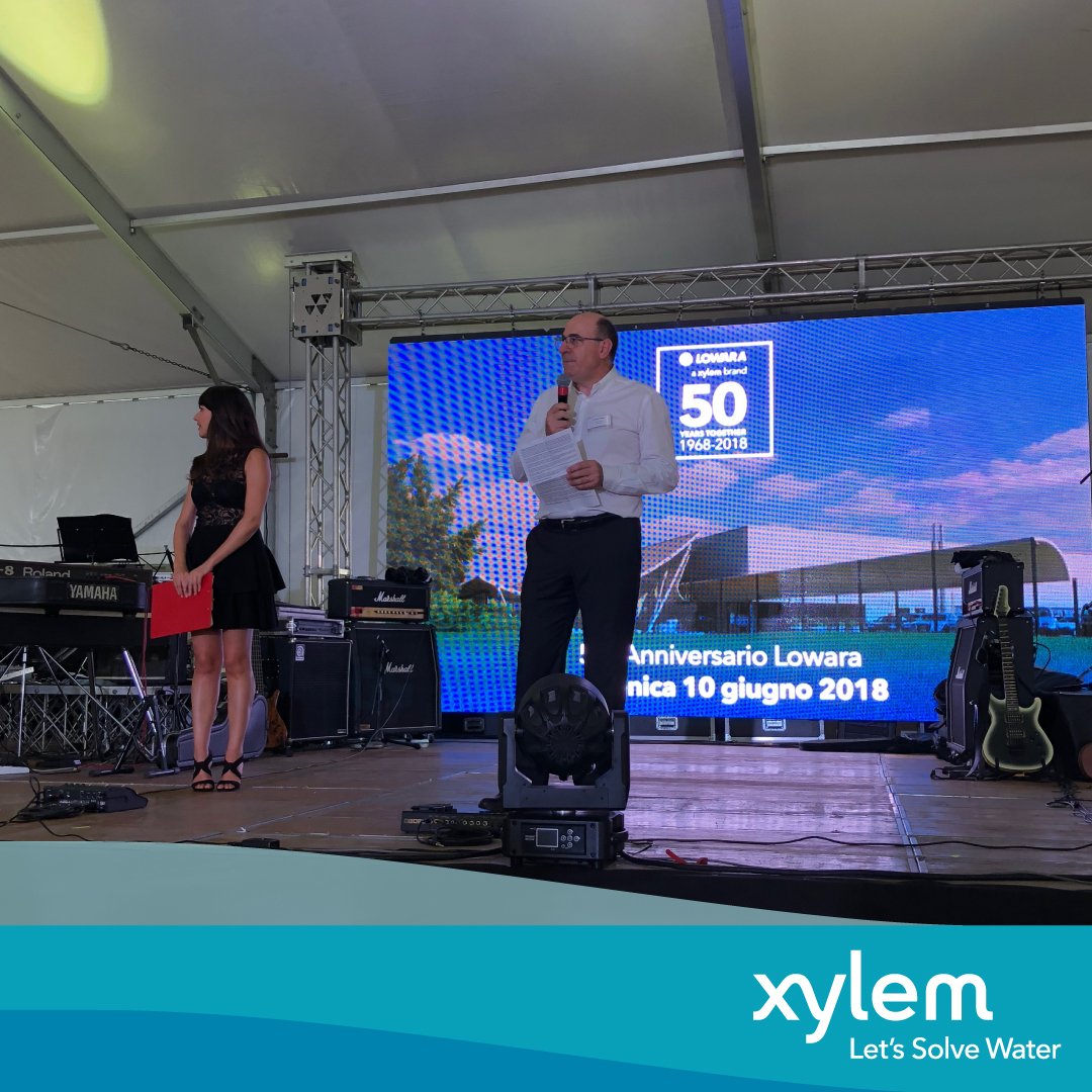 50 years of up and downs, says Lowara's Site Manager Amedeo Valente, but we're here to stay.