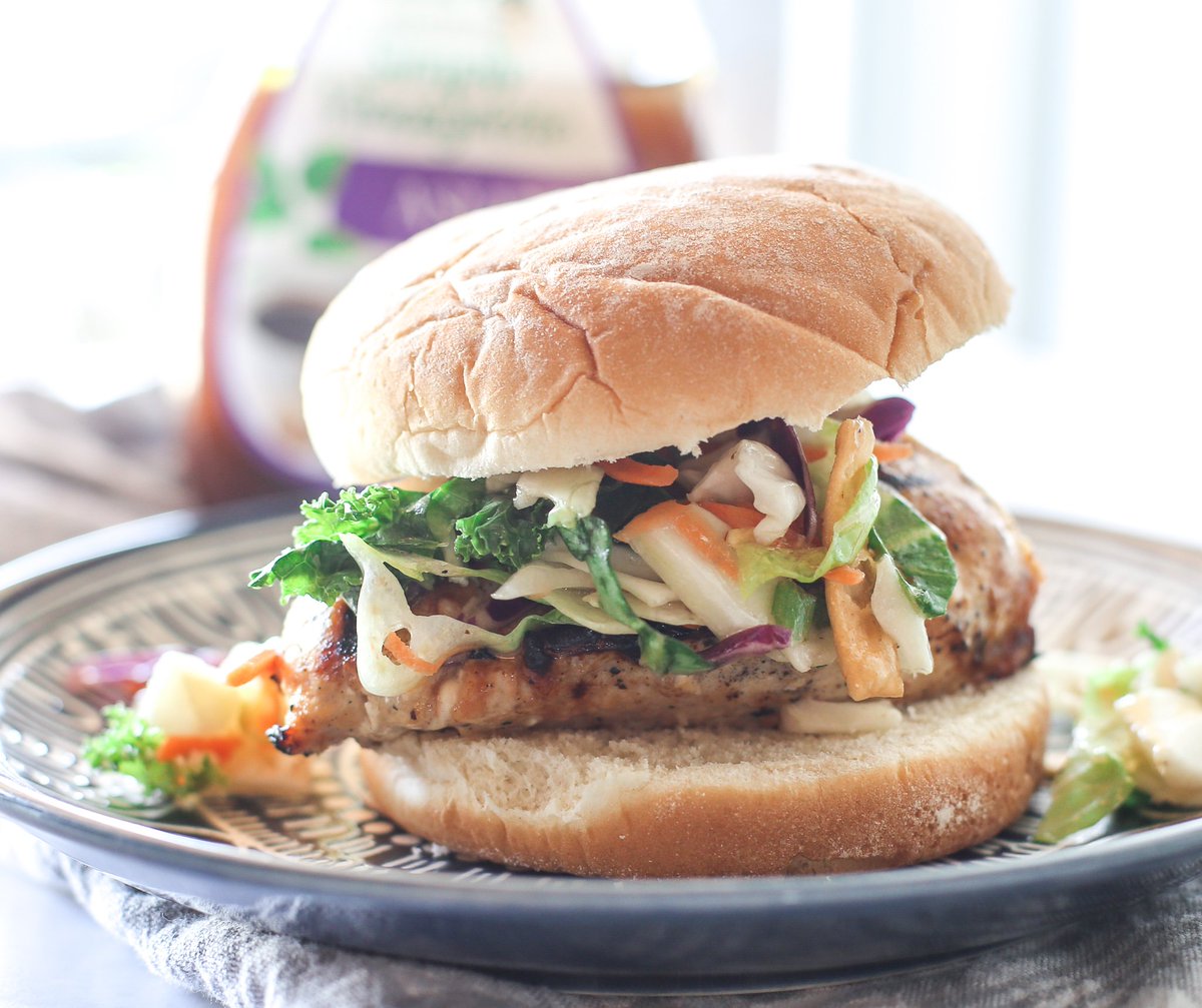 taylorhouseblog's tweet photo. One of Our FAVORITE summer sandwiches is Grilled Chicken with an Asian Coleslaw! It's so easy to make using @KensDressing and the new Asian Vinaigrette! #ad https://t.co/QGMhilZ9hG #kensdressing https://t.co/ZVHkPlHRsT