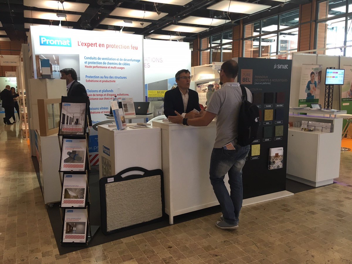 Promat_incendie's tweet photo. Merci à tous d'être venus nous rencontrer lors des 58èmes Journées d’Études et de Formation des Ingénieurs Hospitaliers de France au Centre de Congrès de Lyon la semaine dernière ! #IHF #Promat #protectionincendie https://t.co/pg1ZOjxaZl