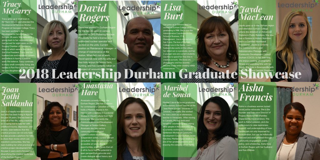 LeadersDurham's tweet image. #GraduateShowcase2018 Register Here: eventbrite.ca/e/2018-leaders… @stationgallery @opg @durhamcollege @EternalSpringCA @RestoreFIBI @CDCDurham