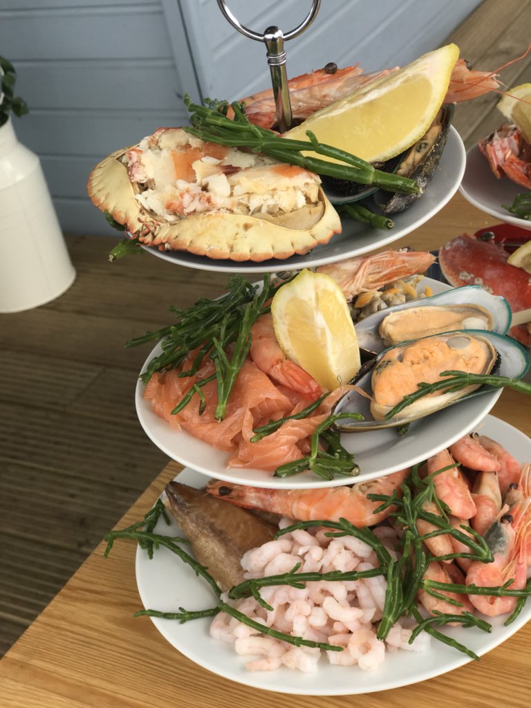 Amazing lunch <a href="/Hughes_fish/">Hughes's fish company Ltd</a> - fab food, awesome service - always top class #hughesfish #catchoftheday #merseaisland