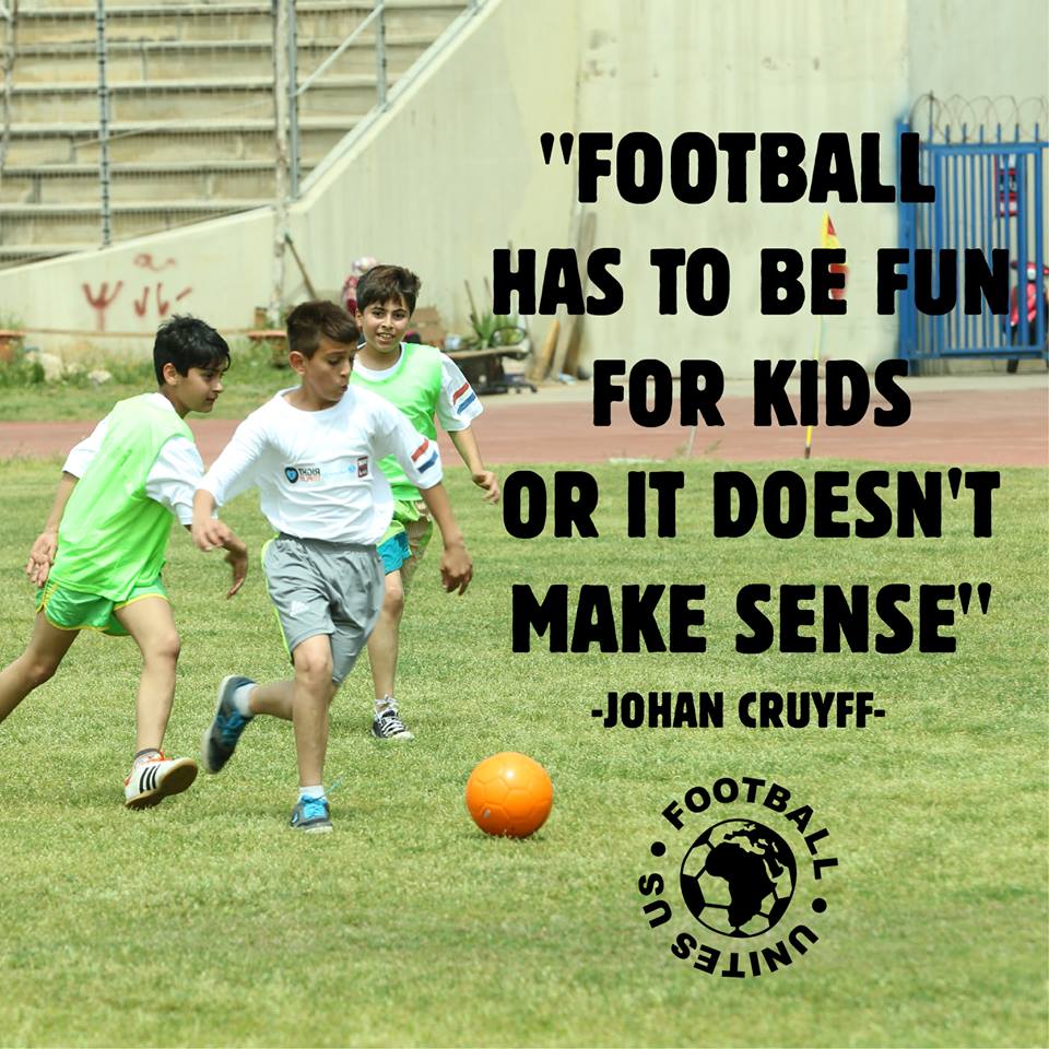 RightToPlayLEB's tweet photo. Football brings the world together, and we have partnered up with @WarChildLebanon and @KNVB ! Our new Sports and Humanitarian Assistance (SAHA 2) project works to develop the leadership skills of young people in Lebanon to bring different communities closer together! https://t.co/fHETpTBk7K