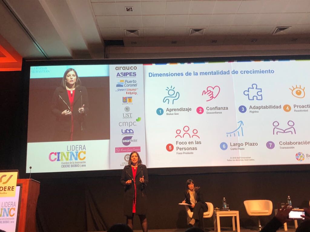 Bestinnova's tweet photo. "Las personas con una mentalidad de crecimiento creen que pueden mejorar con esfuerzo. Superan a los que tienen una mentalidad fija, porque aceptan los desafíos, tratándolos como oportunidades para aprender algo nuevo", @barbarasingular en #CIDEREBIOBIO https://t.co/qONSTcHs5v