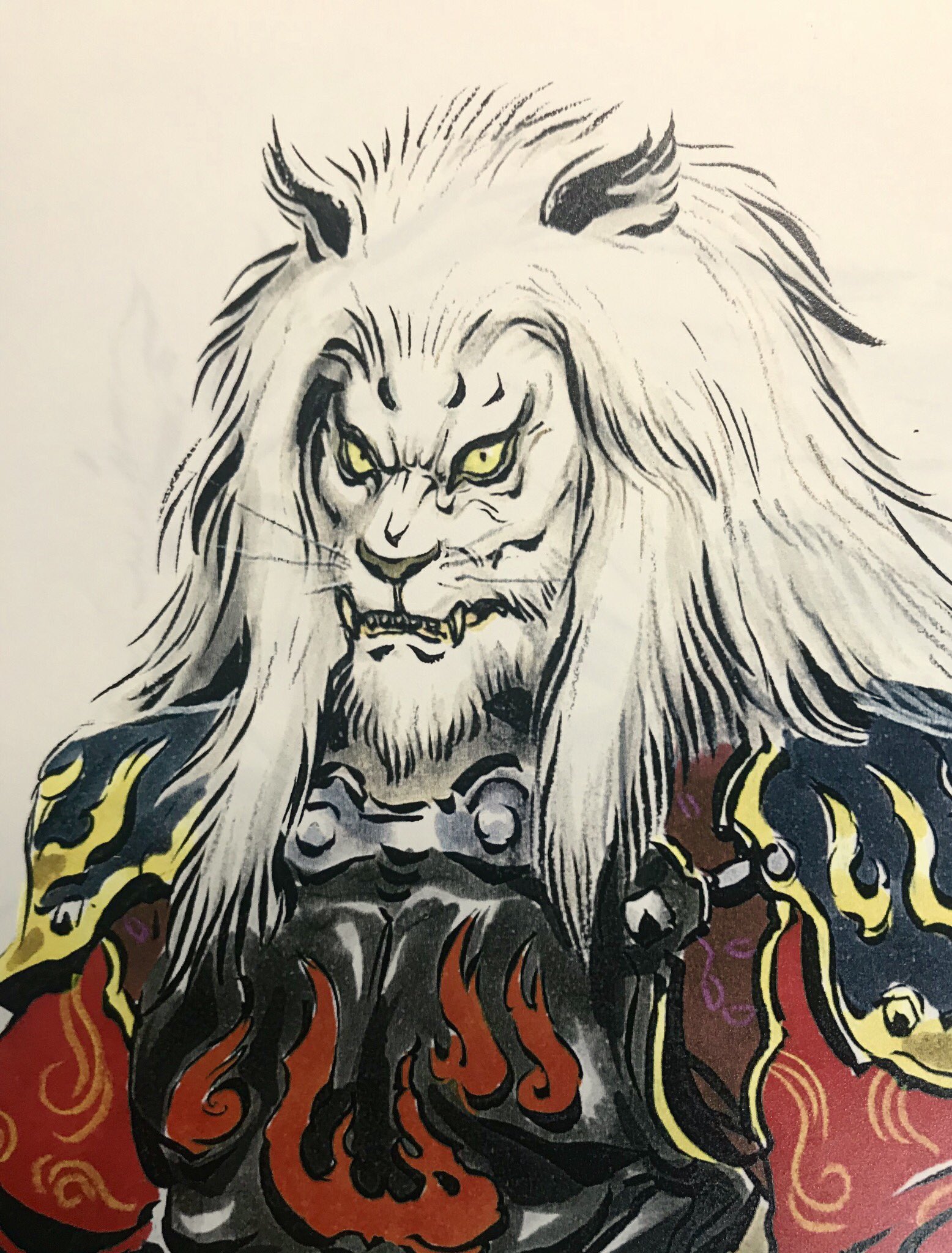 ライオン丸サイン入りアート ライオン丸サイン入りアート