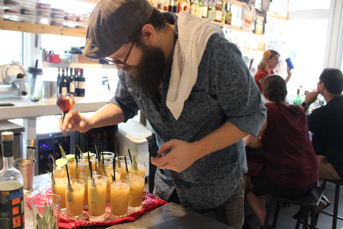 #TBT to our Tiki Time cocktail class this past Sunday! It was great seeing some familiar faces and thanks to everyone that joined in on the fun! We only have a few spots left for our Oct. Holiday Cheers class, so visit RedBeardMerch.com to snag them before they're gone.