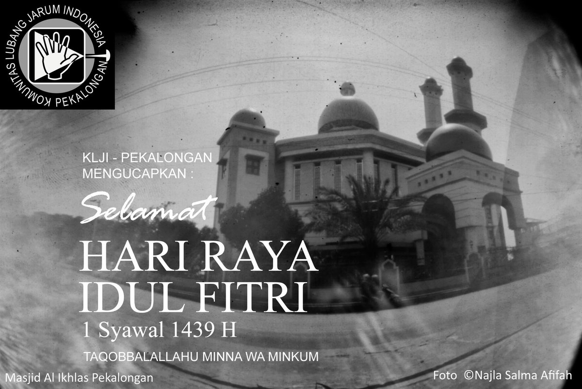 <a href="/KljiPekalongan/">KLJI PEKALONGAN</a> mengucapkan Selamat Hari Raya Idul Fitri 1 syawal  1349 H
Taqabbalallahu minna wa minkum 
#IdulFitri1439H #idulfitri #lebaran1439H #Lebaran #salam5jari