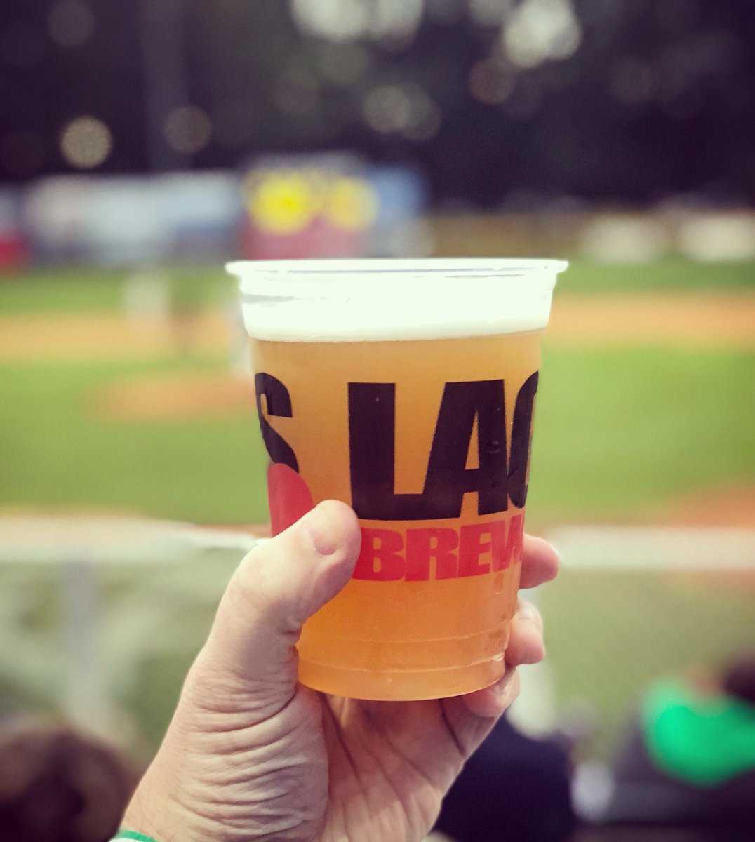 Enjoying a pickle infused beer from @cointossbrewing at a @picklesbaseball game ⚾️ 🍺 
#PortlandPickles #CoinTossBrewing
#Portland #PDX #Baseball