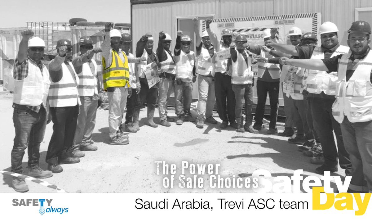 GruppoTrevi's tweet photo. Trevi ASC Saudi Arabia, Swissboring Oman, Swissboring Dubai, Kuwait Foundations: 4 branches, all devote to #Safety!
1.928.222 Worked Hours
1.238 Workers
1.392 Toolbox talk
392 HSE inspections
195 HSE meetings
#SafetyFirst #safetyalways #trevigroup #trevi #SafeDay2018 https://t.co/fpCRmvR6N2