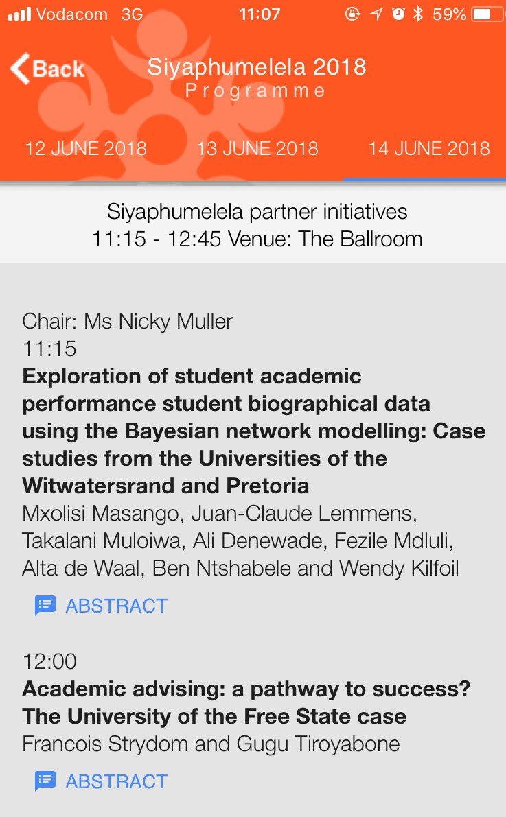 Takalani_Mul's tweet photo. Wits &amp; UP are Siyaphumelela partners that have received grants from Siyaphumelela/Kresge for #StudentSuccess. Hear from us in the next plenary at 11.15 @Wits_News @UPTuks #SIYA2018 @siyaphumelela5 @kresgedu https://t.co/mufpqRVf6Y