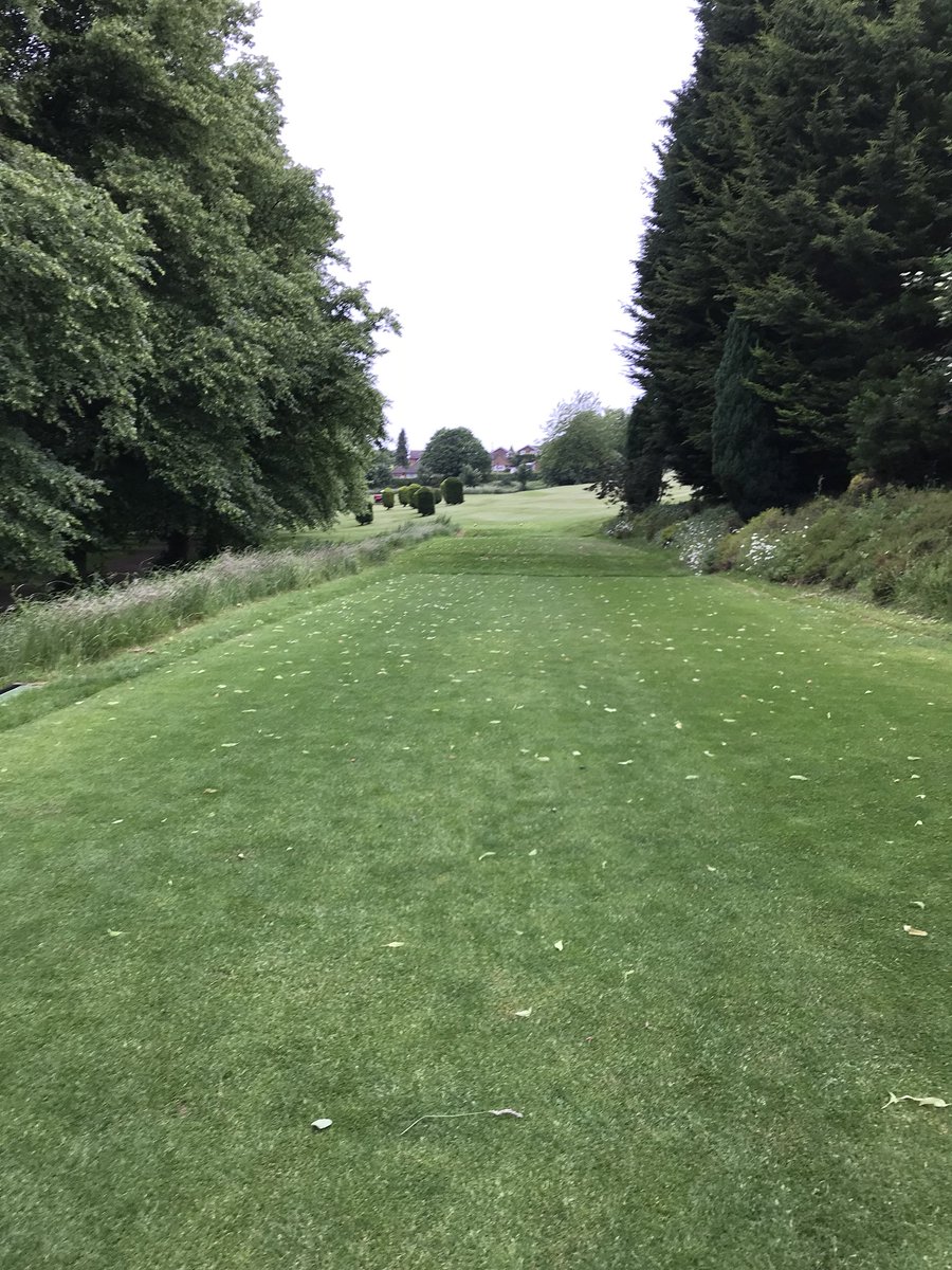 Scobbert's tweet photo. I think #Hector is blowing thru the #Chilterns @HazlemereGolf at least we are off the #yellowtees #itsalongwaybackonthesecond #TEAMBUNKER @GolfingSwingers @SrixonEurope @BunkerStyle #golfie https://t.co/3NqsCADdSn