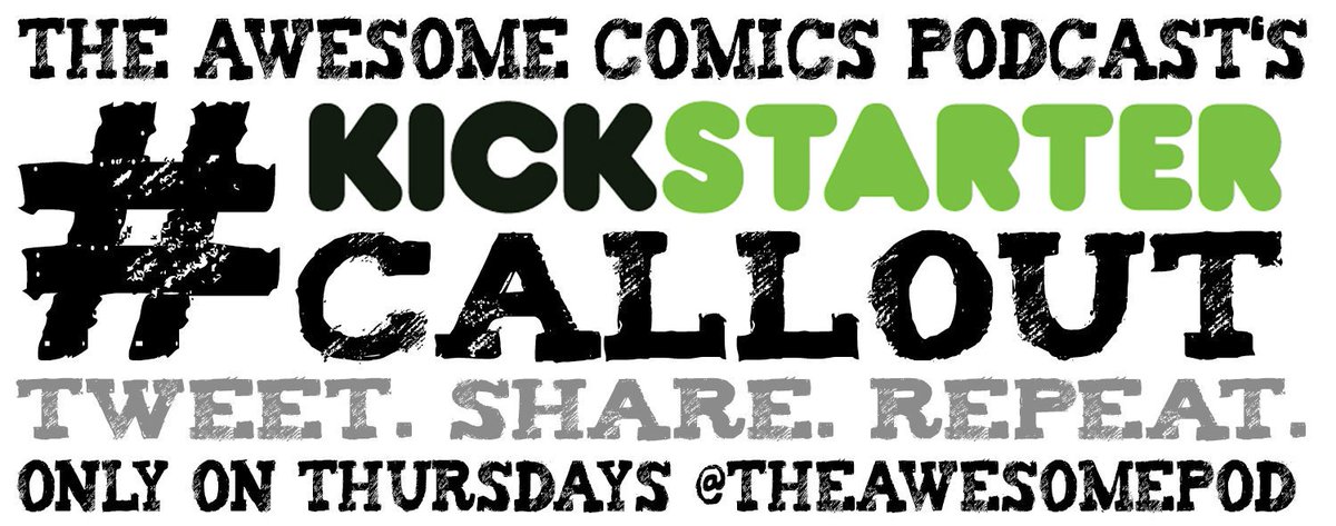 theawesomepod's tweet photo. HEY THERE COMIC FOLK!!!
Got a comic book kickstarter campaign that needs a little nudge to the sort of people who love good comics? Then tweet us with the details of the campaign and we'll RT and spread the word!
That's right folks, it's our #KickstarterCallout Thursday! https://t.co/nryNeJQ848