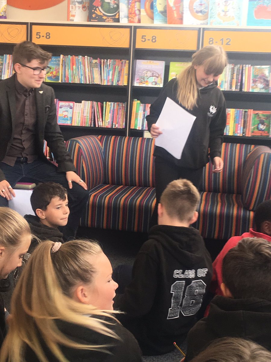 gwyrosydd2010's tweet photo. Fantastic performance poetry. Thank you Jay Hulme we really enjoyed today. #PopUpFestival18 #gsplit #penlanlibrary https://t.co/yFAJAhEvGh