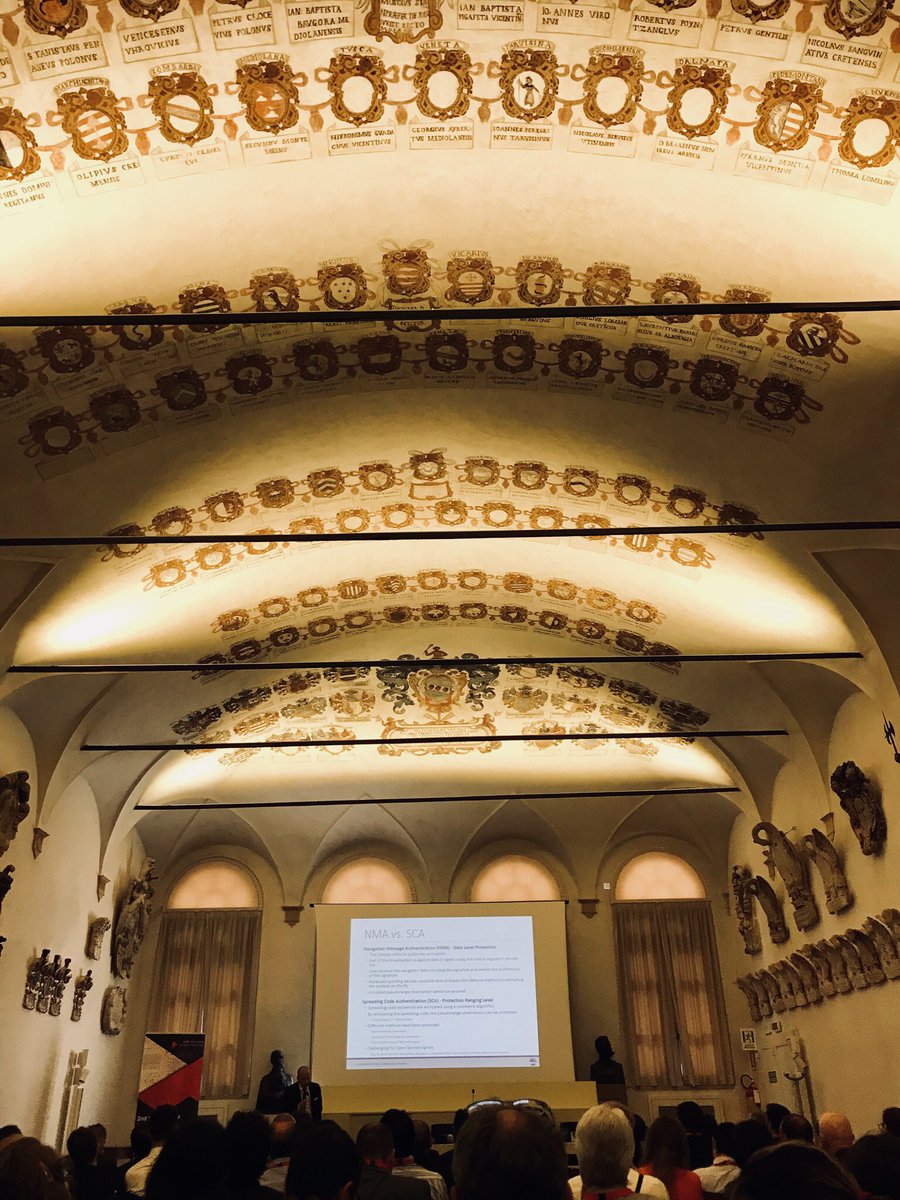 Talking about position information security in a beautiful room at Padua University <a href="/NavSAS/">NavSAS</a> #GNSS #Spoofing #Security #Galileo