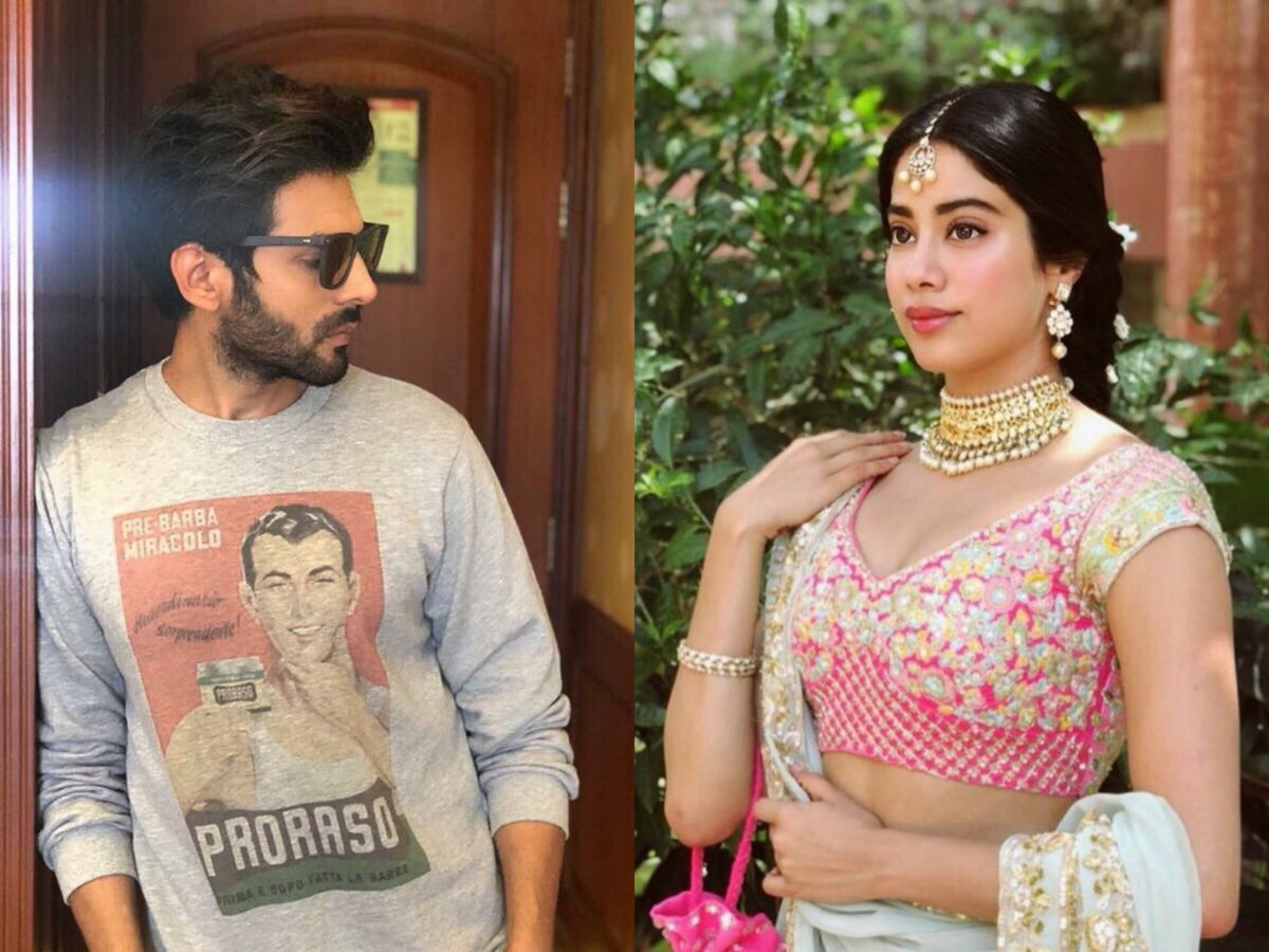 Image result for kartik aaryan and janhvi kapoor